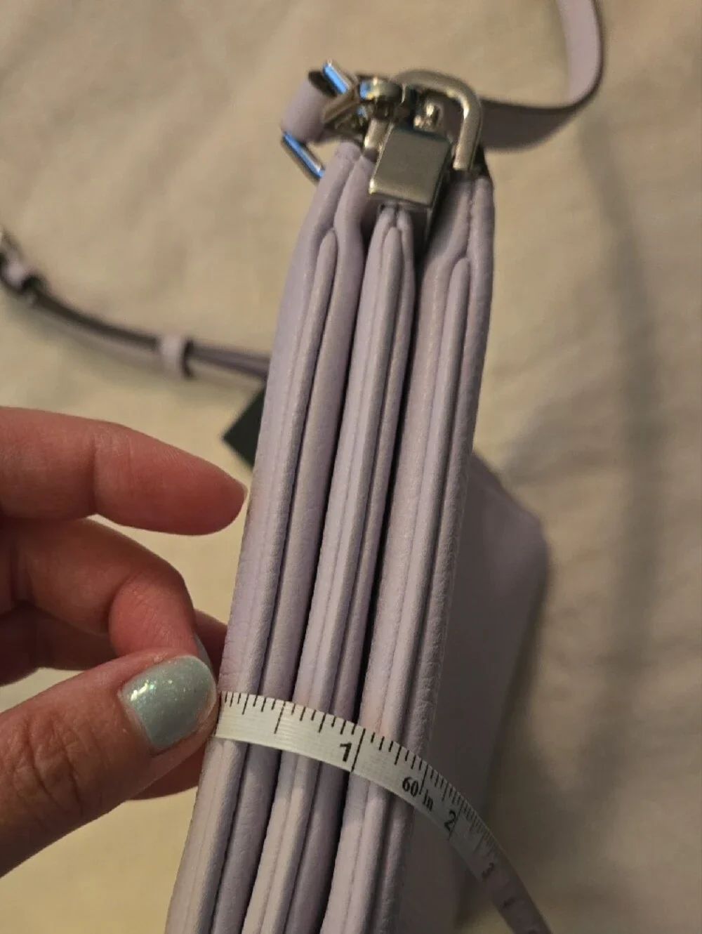 kate spade Lavender Pebbled Leather Crossbody Bag